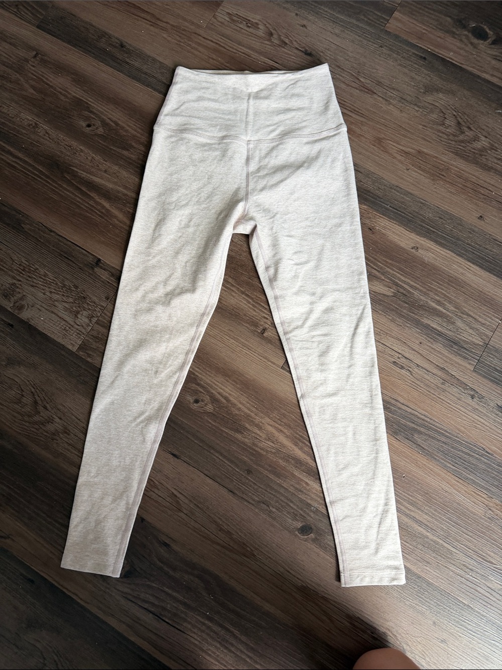 Beyond Yoga Light Beige High-Rise Leggings